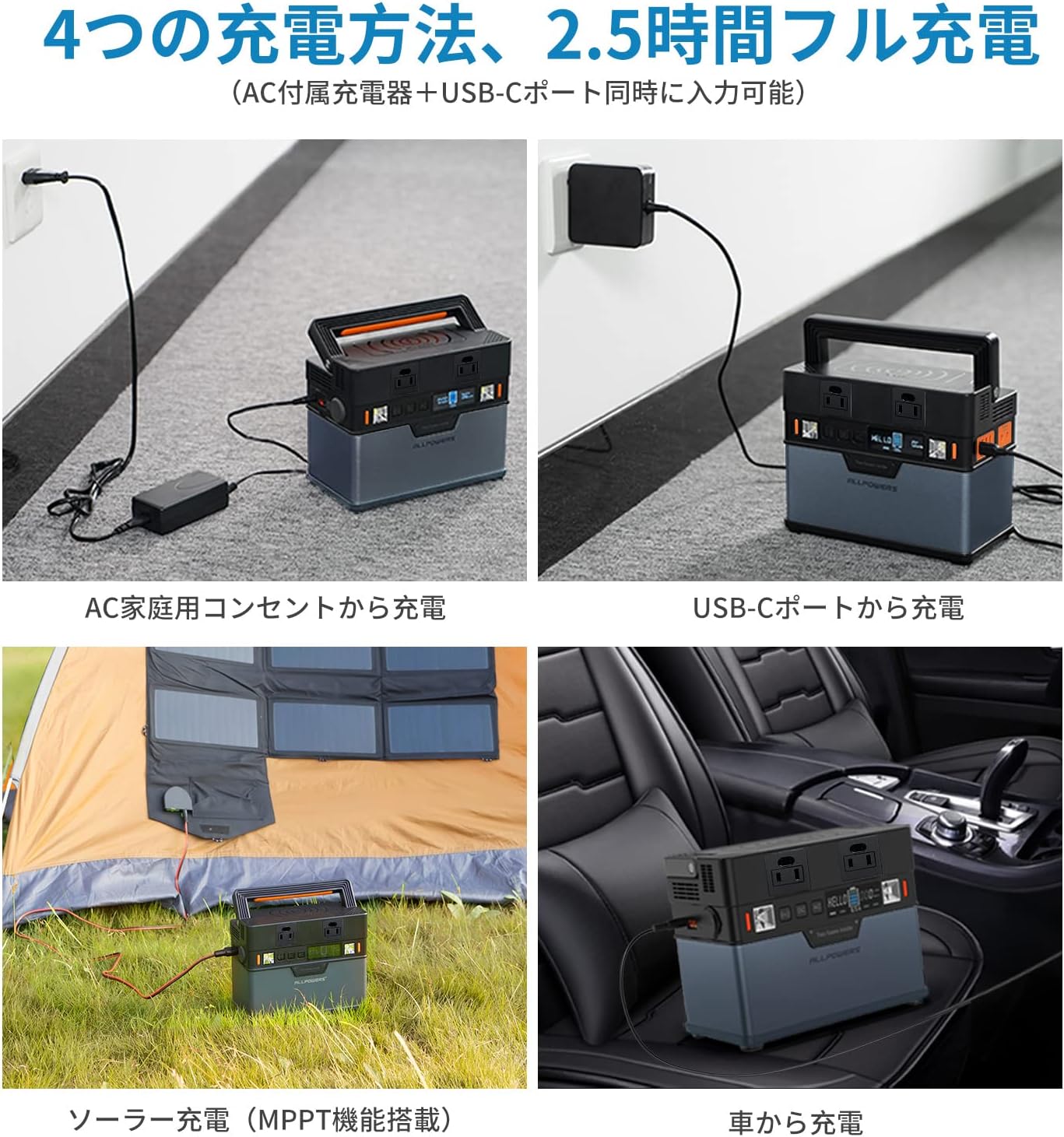 ALLPOWERS_ポータブル電源 300W 288Wh_商品説明画像_04